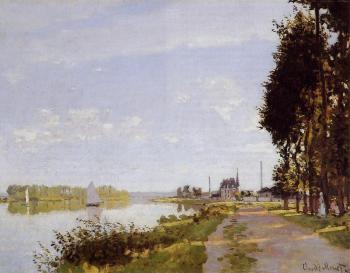 尅勞德 莫奈 The Promenade at Argenteuil